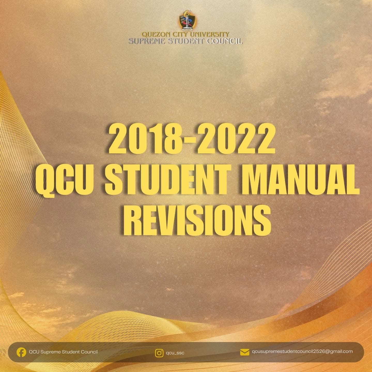 QCU Student Handbook Revisions